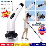 Electric Spin Scrubber Brush Powerful Turbo Scrub Cleaning Cordless Adjustable