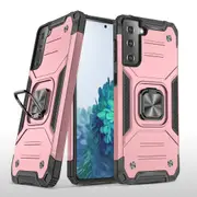 MCC Shockproof Samsung Galaxy S22+ Plus 5G Heavy Duty Case Cover Ring [Rose Gold]