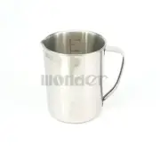 1000ml Stainless Steel Metal Lab Beaker Measuring Cup With Inner Scale