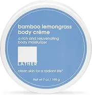 [LATHER] Bamboo Lemongrass Body Crème, 7 Ounce - Rich, Rejuvenating Body Lotion with Shea Butter