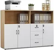 File Cabinet Locking Drawer Cabinet Filing Cabinet Low Cabinet Office Organizer Filing Cabinet Partition Storage Cabinet Printer Cabinet Office Drawer(Brown)