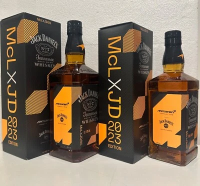 Jack Daniel’s x McLaren 2023 Limited Edition Tennessee Whiskey both 1L & 700ml