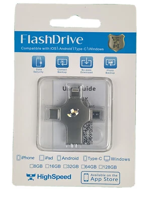 Flash Drive USB 512GB Compatible With iOS / Android / Type C / Windows