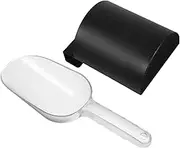 FUNNETOYU 1 Set Scoop for Grains Flour and Ice Ergonomic Plastic Kitchen Shovel with Organizer for Candy Nuts and Baking Multi Purpose Kitchen Tool for Home and Business Use