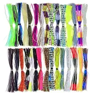 Spinnerbaits for Bass - Bass Spinner Baits | Fishing Spinner Baits for Bass Fishing | Silicone Jig Skirts 30 Bundles Bait Kit | Fishing Skirt Lures Kit for Kids, Family, Friends, Outdoor Activities