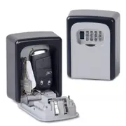 4 Digit Wall Mount Key Box Weather Resistant Water Proof Card Locker Safe Office