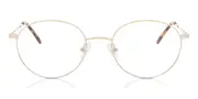 Oval Full Rim Titanium Women’s Glasses Online Gold Size 49 - Lenses Included - Private Health Rebate - Blue Light Block - SmartBuy Collection