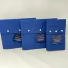 Ralph Lauren FULL ORGANIC Cotton Percale Sheet Set Harbor Blue