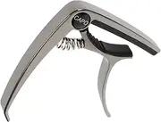 AKOOSY Guitar Capo Tuner Clip Portable Zinc Alloy Capo for Acoustic Electric Guitars Ukulele Banjo Mandolin Spring Tension Essential Music Accessory Gun