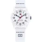 Tommy Hilfiger Kid's Watch White Dial Band And Band 34 mm 1791691 New