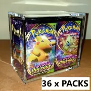 [36 Packs] Vivid Voltage Booster Packs + Acrylic Box Case Pokemon Card | SEALED
