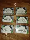 Lot of 6 Yardley London Activated Charcoal Bars Soap 4.25 oz w/ Bentonite Clay