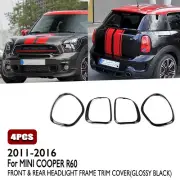 Headlight+Taillight Molding Trim For MINI Cooper Countryman R60 Models 2011-16 (for: Mini)