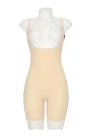 SPANX L140101 Womens Soft Nude Trust Your Thinstincts Open-Bust Bodysuit Size M