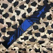 NEW JT ProFlex X/ProFlex Authentic Woven Goggle Strap - Lines Black/Blue