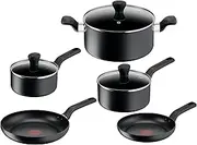 Tefal Comfort Hard Anodised Non-Stick 5 Piece Set, B483S517