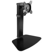 Pneumatic Free Standing Single Monitor Mount Desk Stand, Tall Height Adjustab...