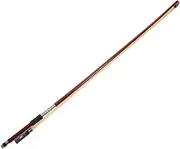 MUELODSIC 1/2 Size Violin Bow with Ebony Frog Beginner Practice Bow Wooden Horse Hair Straight Bow Musical Instrument Accessories