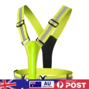 LED Night Work Security Vest Adjustable Reflective Security Vest for Kids Adults