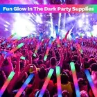 wellent 68 PCS LED Foam Glow Sticks Bulk Glow in the Dark Party Supplies with...