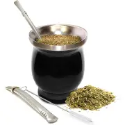 8oz Tea Yerba Mate Cup 304 Inox Double-Wall Insulated Vacuum Stainless Steel Mate Straw Tea Coffee Set With Spoon Brush