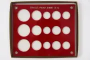 Capital Plastics Coin Holder for 1964 U.S. Proof & Mint Sets New Old Stock RED