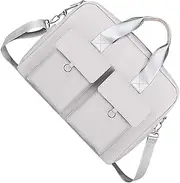 Angoily 1Pc Laptop Storage Pouch Silver Notebook Organizer Bag for Business Travel Portable Sleeve Case for Laptops and Tablets for Office Use