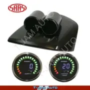 Gauge Pod for Ford Falcon FG MKII FGX + Tacho + Water Temp LED Gauges