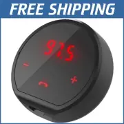Hands-Free Bluetooth FM Transmitter for Car: Magic Tape & Touch Screen Control