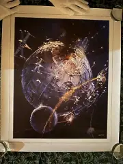 Star Wars limited art print Death Star lithograph John Berkey LE 1000