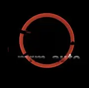 2X LED Dice Orange Led Light Tire Wheels Valve Stem Caps Car Truck Bike