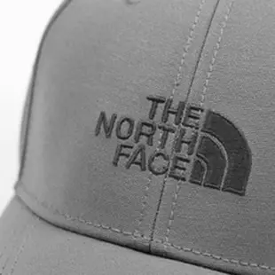 【The North Face】北面 帽子 棒球帽 運動帽 遮陽帽 RECYCLED 66 CLASSIC HAT 灰 NF0A4VSVSOU