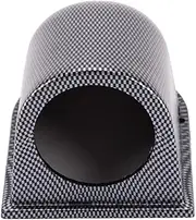 Vaguelly Carbon Fiber Look 52mm 1 Hole Dash Mount Gauge for Car Accessories Abs Material 11x8.5x7.5cm