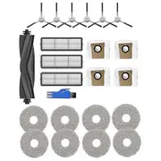 For Dreame L10S Ultra, L10 Ultra Robot Vacuum Cleaner Main Side Brush HEPA Filters Dust Bags Mop Pads Spare Parts