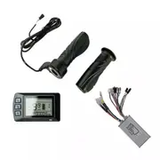 TDR 36V 350W Motor Electric Bike Controller Set with LCD Display and Twist Throttle, 15A Limiting, Aluminum Casing, for E-Bikes