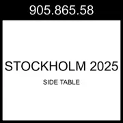 IKEA STOCKHOLM 2025 Side Table Oak Veneer Dark Brown 905.865.58