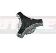 Chrome Black Large Air Cleaner Tri-Bar Spinner Wing Nut 1/4"-20 Chevy Ford Mopar