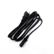 Power Cord 8 Shape Power Cable 2-Core Two-Hole Power Line With Plug for SONG TV
