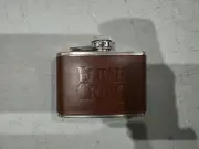 Elijah Craig Bourbon Whiskey Leather Flask