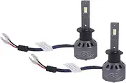 TOPAZ H1 LED Driving Fog Light Bulbs, 6000K 2 Bulbs White Brighter Daytime Running Light, plug and play, Replacement Bulbs for Cars, Trucks, SUVs (Pack of 2)