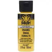Folk Art Enamel Paint 59ml Yellow Light