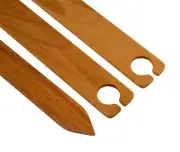 10" Weaving Shuttle 3pc Handcrafted Set - 2 Stick Shuttles & 1 Pick Up Stick