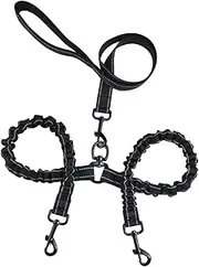 BESPORTBLE Dog Double Leash Pet Supplies Traction Rope Easy to Hold Save Comfortably