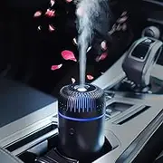 Car Diffuser Humidifier USB Aromatherapy Essential Oil Air Freshener USB Cool Mist Mini Portable Diffuser for Car Home Office Bedroom (Black)