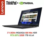 ThinkPad X1 Extreme i7 4.8GHz RTX 3070 WQUXGA HDR 32GB 1TB 2Y Premier Warranty
