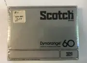 NEW SCOTCH DYNARANGE 60 BLANK CASSETTE TAPE IN PUSHBUTTON C-BOX