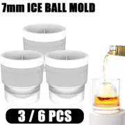 6/7CM Stackable Large Ice Ball Cube Mold Maker For Whisky Cocktails Beverage