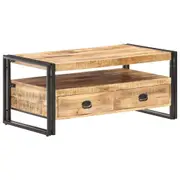 Coffee Table 100x55x45 cm Rough Mango Wood vidaXL