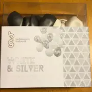 Anthropologie Luxury Mini Balloons (PK28) White / Silver
