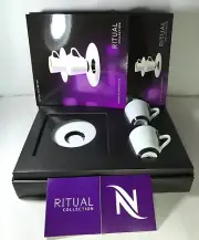 Nespresso Ritual Ristretto 2 Coffee Cups & Saucers W Sku 3367/2,Rare,New
